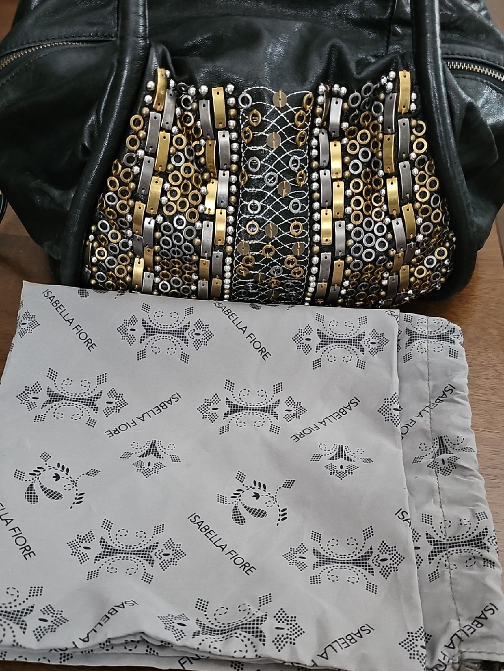 Isabella Fiore Tries Heavy Metal Valentina Satchel - Women Bag - Picture 11 of 11